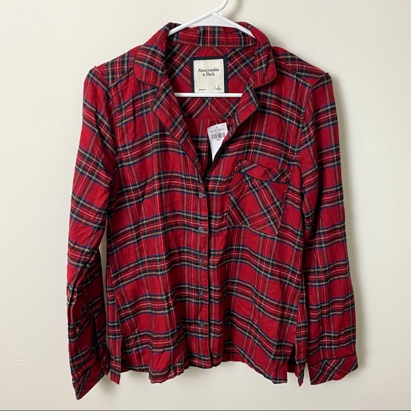 Abercrombie & Fitch Other - NWT Abercrombie & Fitch Sleep Flannel Top Small